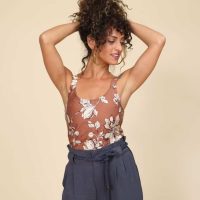 מכנסי ולנטיין - כחול-אפרפר