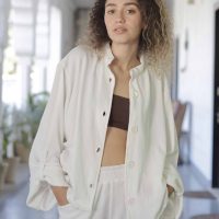 מכופתרת וופל פלואו - שמנת