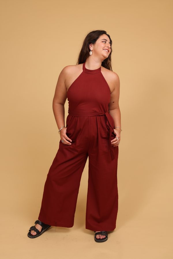 GS25_0249 אוברול קולר - MAROON