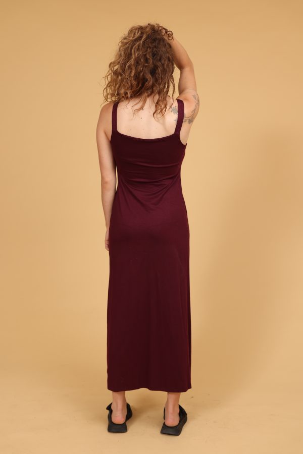 GS25_1001 שמלת בר - בורדו