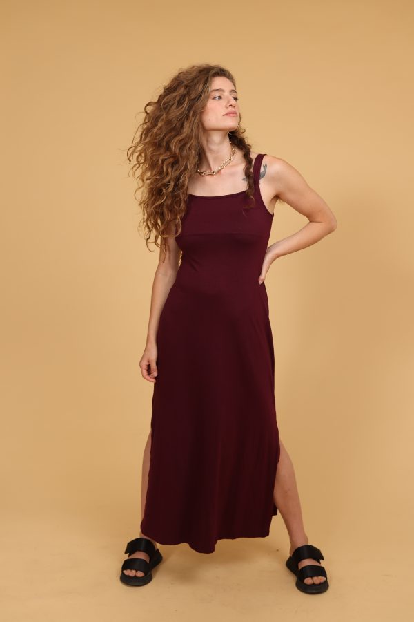 GS25_1042 שמלת בר - בורדו