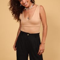 מכנסי סהרה - שחור