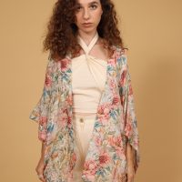 קימונו אביב- פיוני