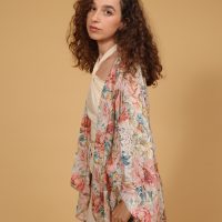 קימונו אביב- פיוני