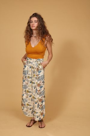 גופיית סילואט - חרדל