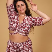 חולצת מעטפת - טוסקנה