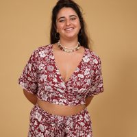 חולצת מעטפת - טוסקנה