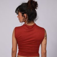 גופיית לייקרה כיווצים - חמרה